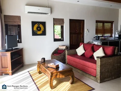 One-Bedroom Apartment with Sea View — Koh Phangan Pavilions Serviced Apartments